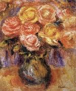 renoir, Vase of Roses